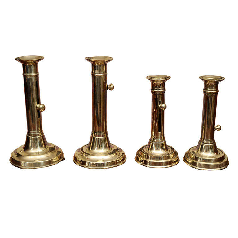 Brass candle sticks