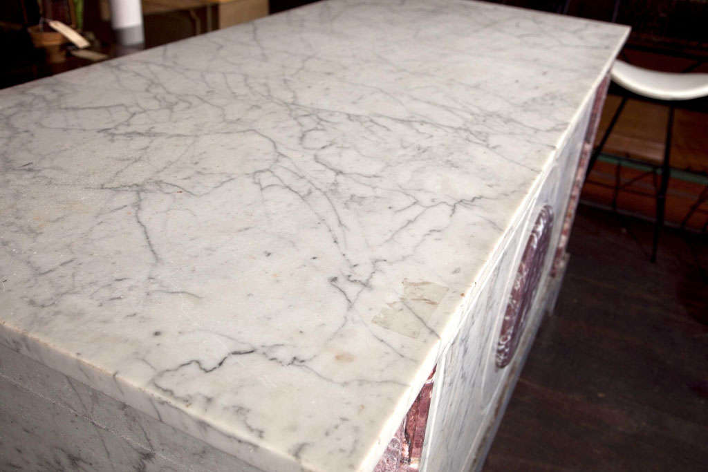 French Boulangerie Marble Counter For Sale 3
