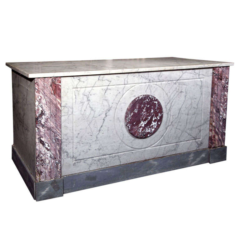French Boulangerie Marble Counter For Sale