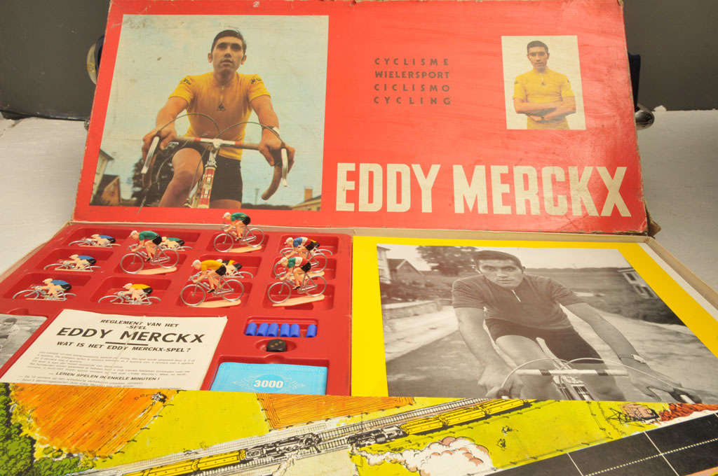 Table de jeu de cycliste Eddy Merckx, Belgique, 1970, Tour de France 1