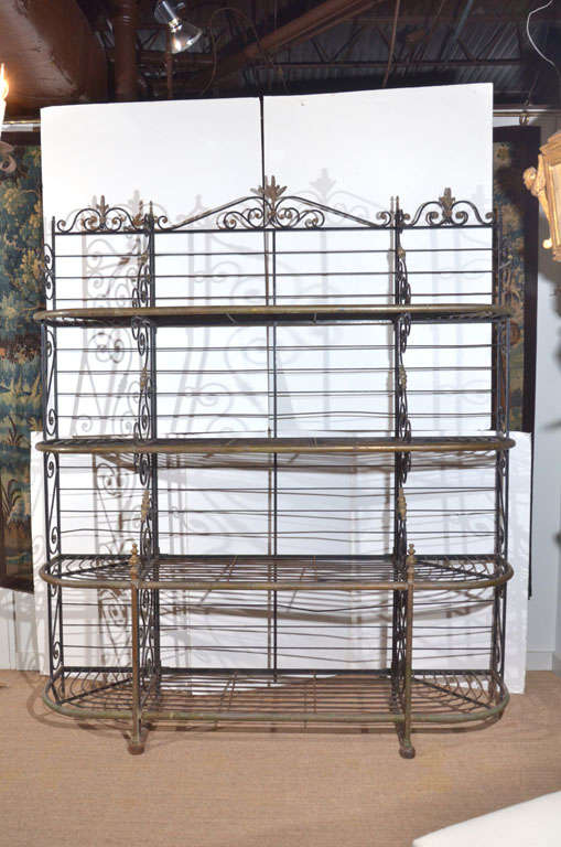 19th C. Parisian Baker's Rack In Good Condition For Sale In Houston, TX