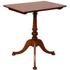 Antique 19th Century Maghony Folding Side Table