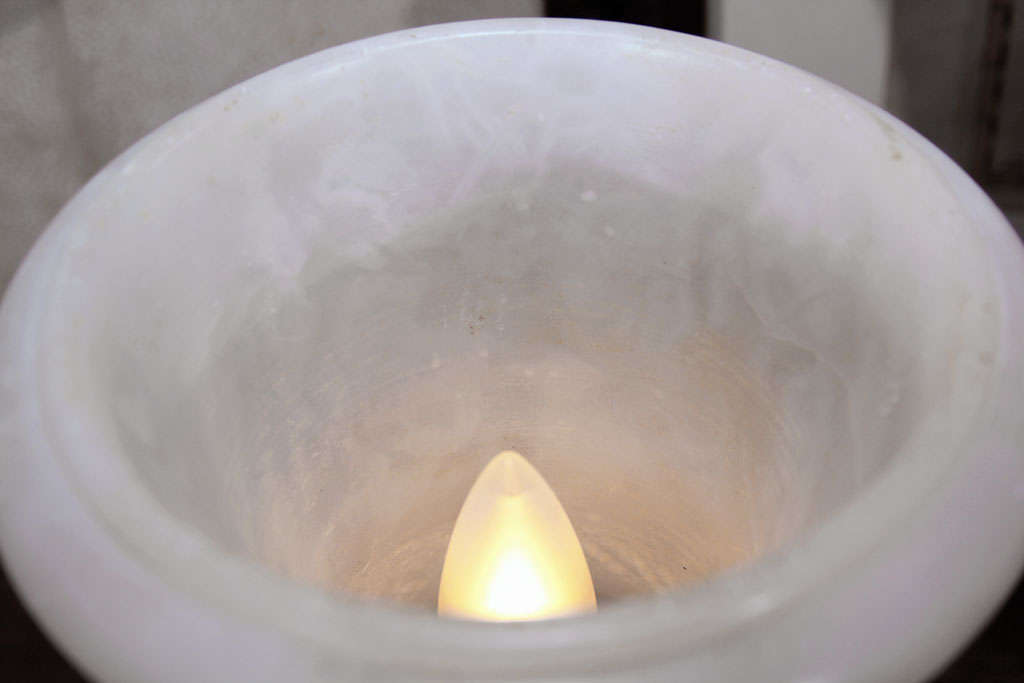 Alabaster Urn Lamp For Sale 2