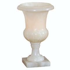 Alabaster Urn Lamp