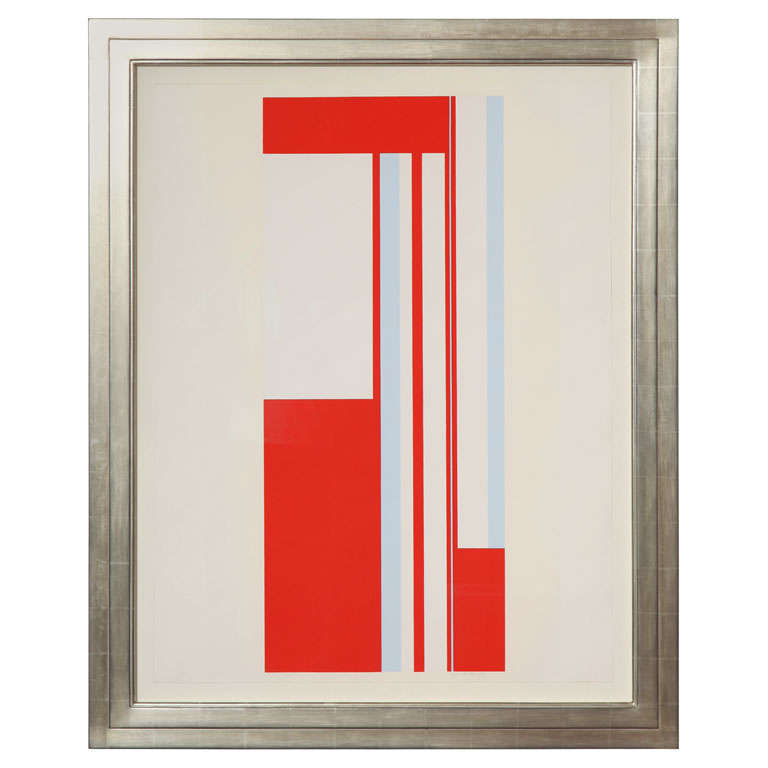 Ilya Bolotowsky "Series 1" Screenprint in Colors For Sale