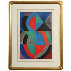 Sonia Delaunay "Grand Icone" Lithograph in Colors