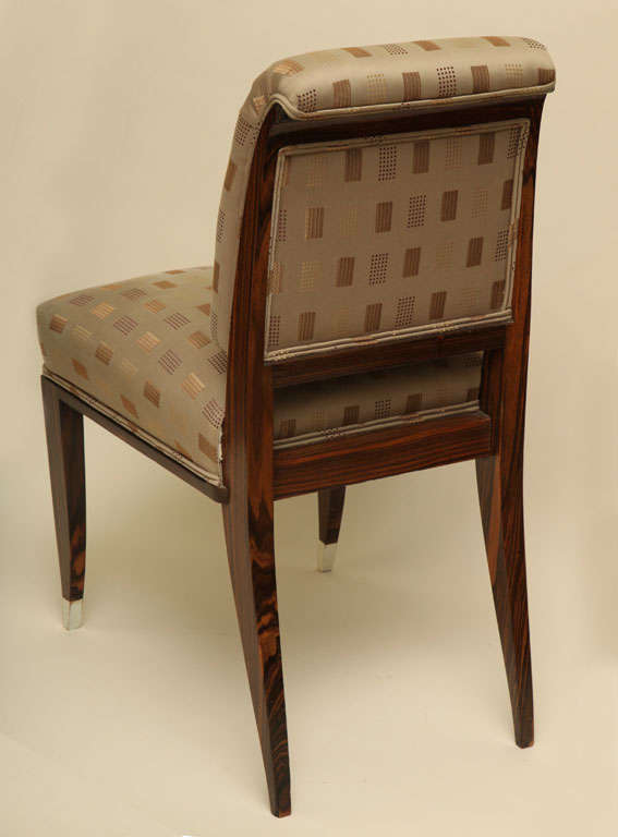 Emile-Jacques Ruhlmann French Art Deco 'Drouant' Side Chair 1