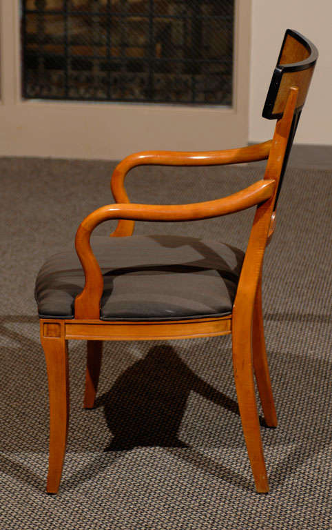 Mid Century Biedermeier Style Armchair 1