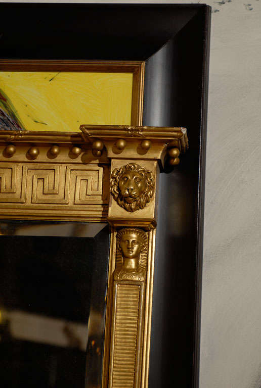 19th Century Gilt Wood Neoclassical Mirror