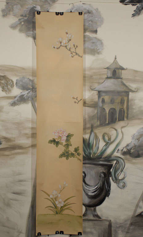 Six Hand Painted Panoramic Wall Paper Panels 5