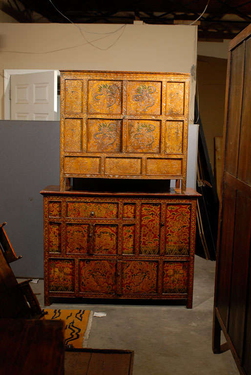 Tibetan 11 Panel Chest