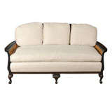 Custom Caned Chinoiserie Sofa