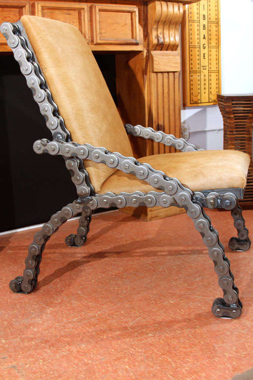 Steel Custom Roller Chain Chair