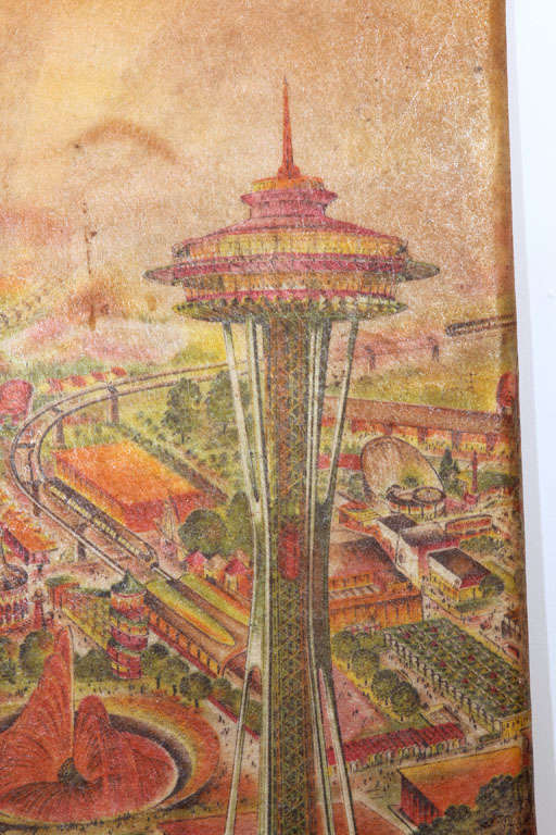 American Seattle World's Fair Motif Games Table