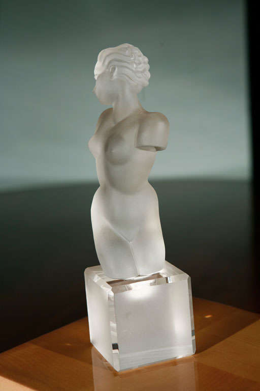 Late 20th Century French Nude Woman  Sculpture.