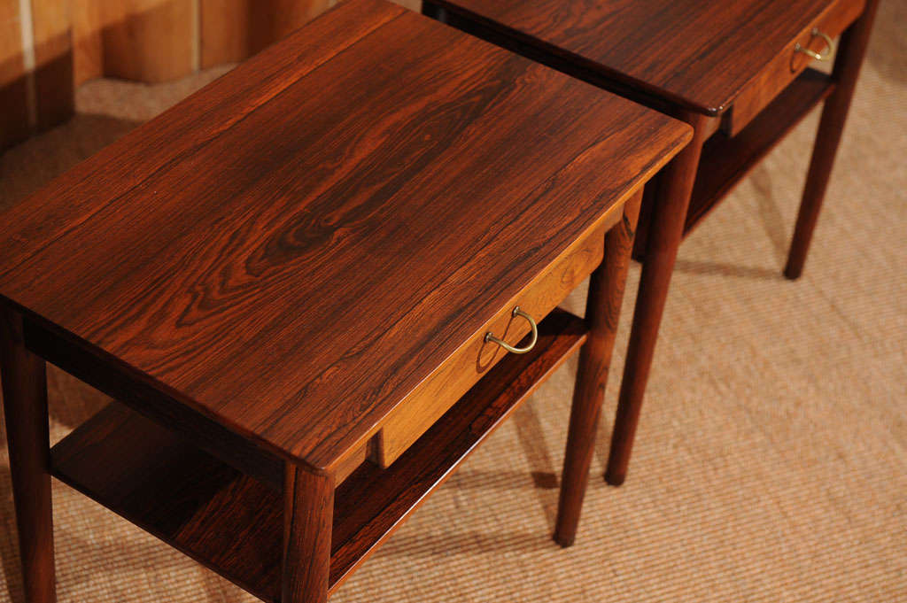 Mid-20th Century Svend Langkilde Rosewood Side Tables