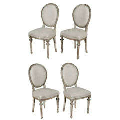 Set of 4 Louis XVI Chairs.