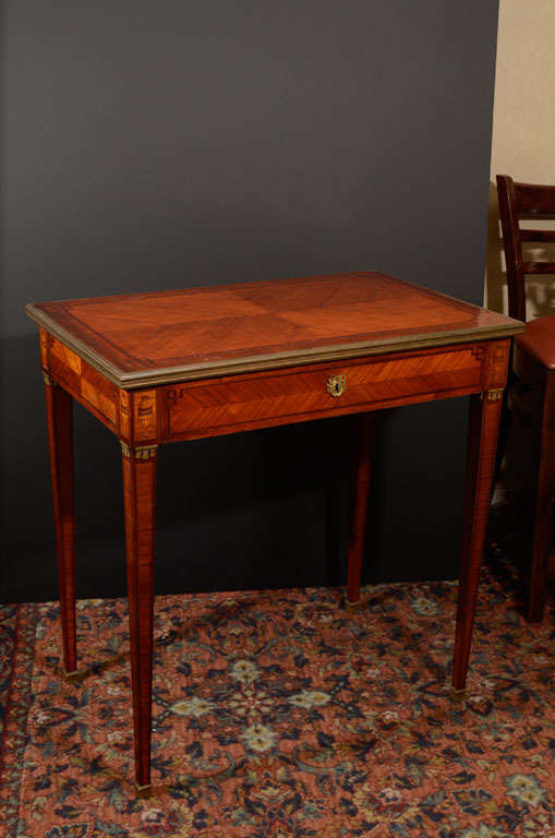 1900 Bronze Mounted Wood Desk