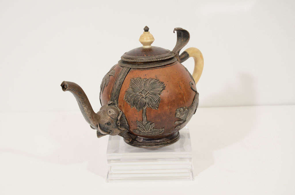 Anglo Indian Teapot 5