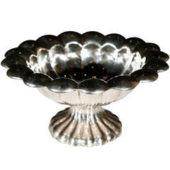 Antique Sterling Silver Pedestal Bowl