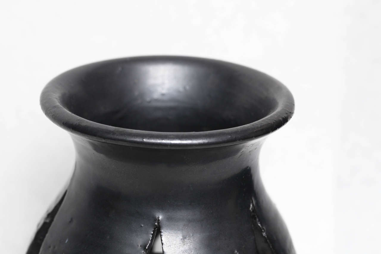 Jean Marais Ceramic Candleholder In Excellent Condition In New York, NY