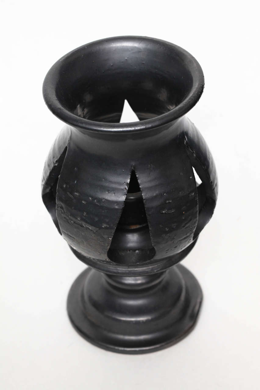 20th Century Jean Marais Ceramic Candleholder
