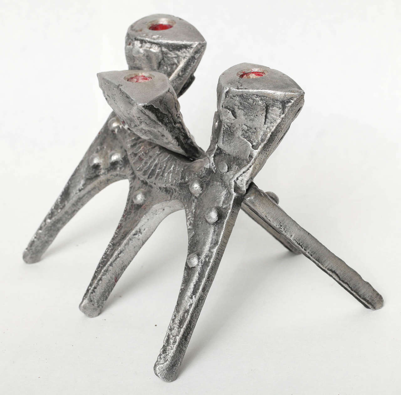 Donald Drumm Brutalist Candleholder In Excellent Condition In New York, NY