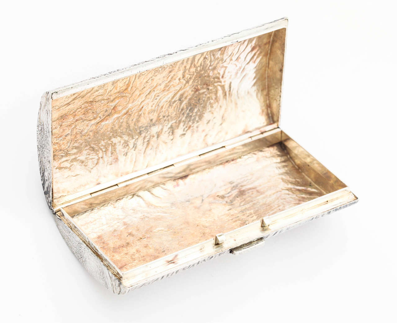American Tiffany & Co. 'Samorodok' Sterling Silver Box