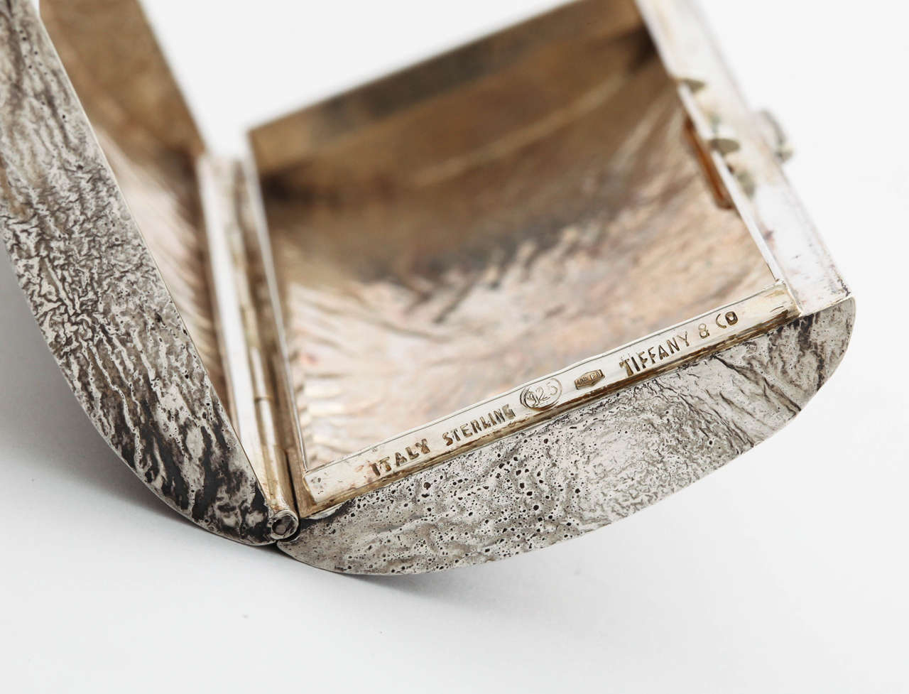 Tiffany & Co. 'Samorodok' Sterling Silver Box In Excellent Condition In New York, NY