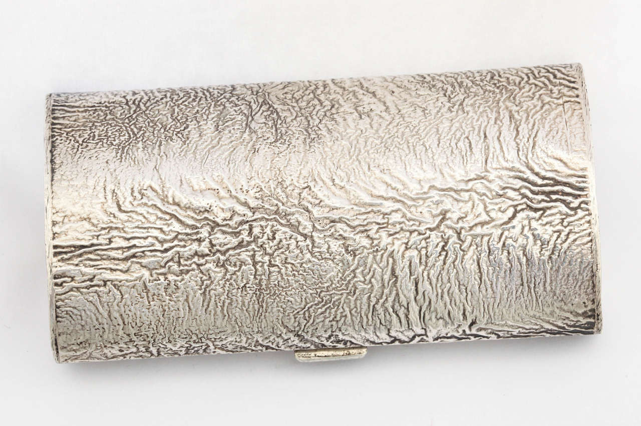Tiffany & Co. 'Samorodok' Sterling Silver Box 3