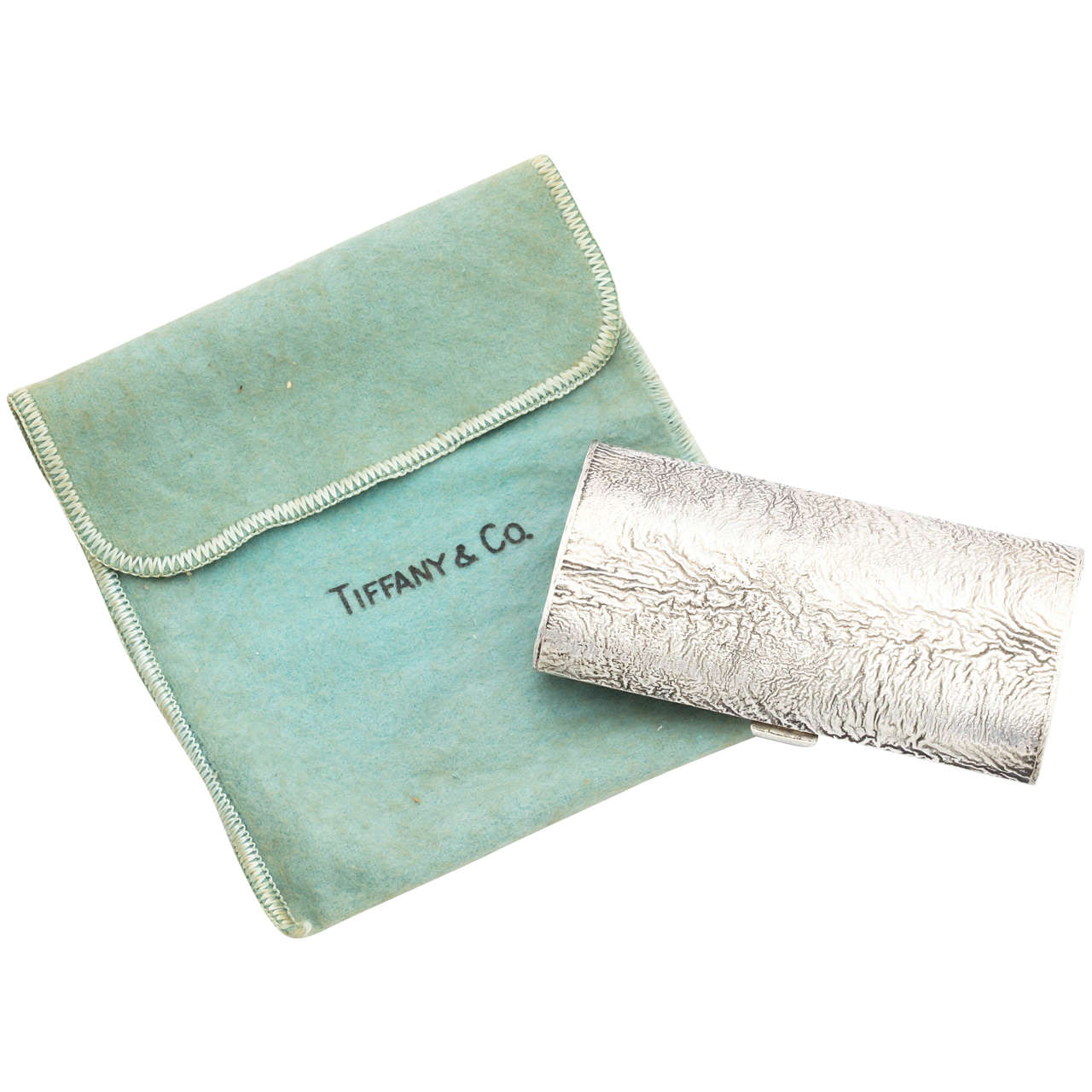 Tiffany & Co. 'Samorodok' Sterling Silver Box