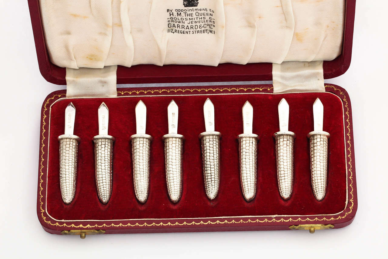 Garrard and Co Sterling Silver Corn Holders at 1stDibs