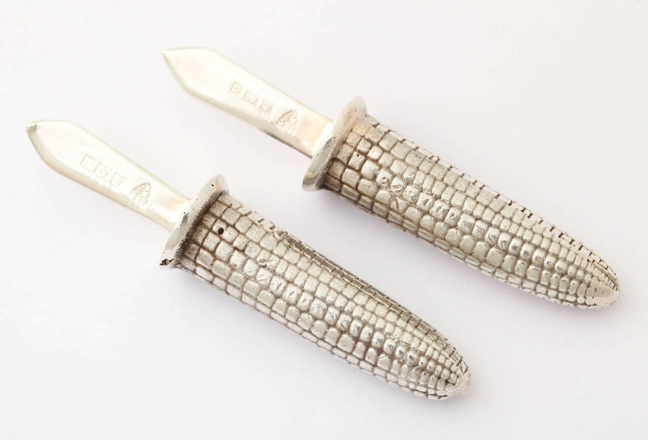 Garrard and Co Sterling Silver Corn Holders at 1stDibs