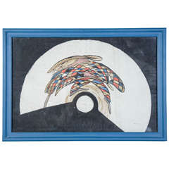 19th Century "Arlequin" Anamorphose