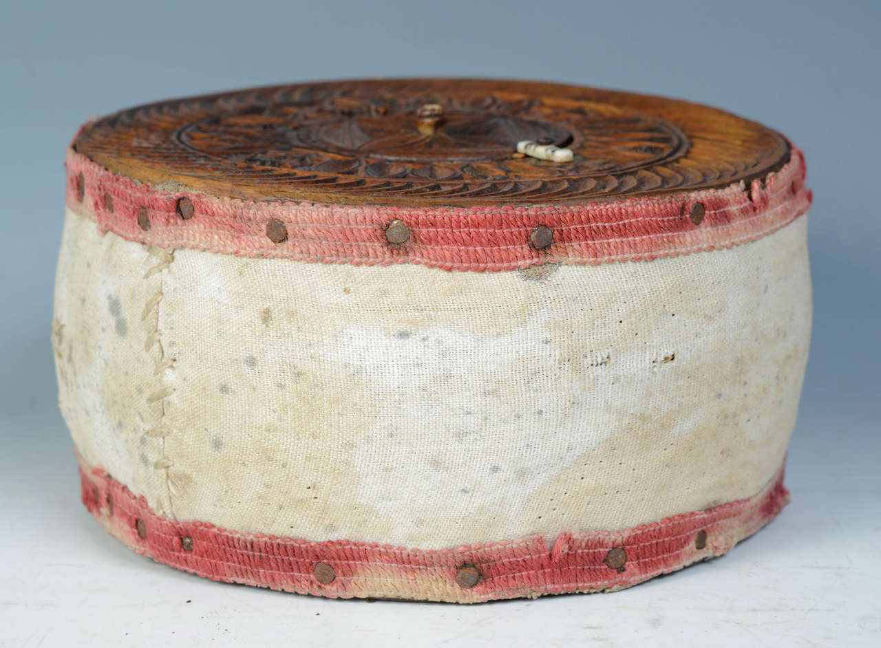 18th Century French Alpes Lacemaking Drum For Sale 3