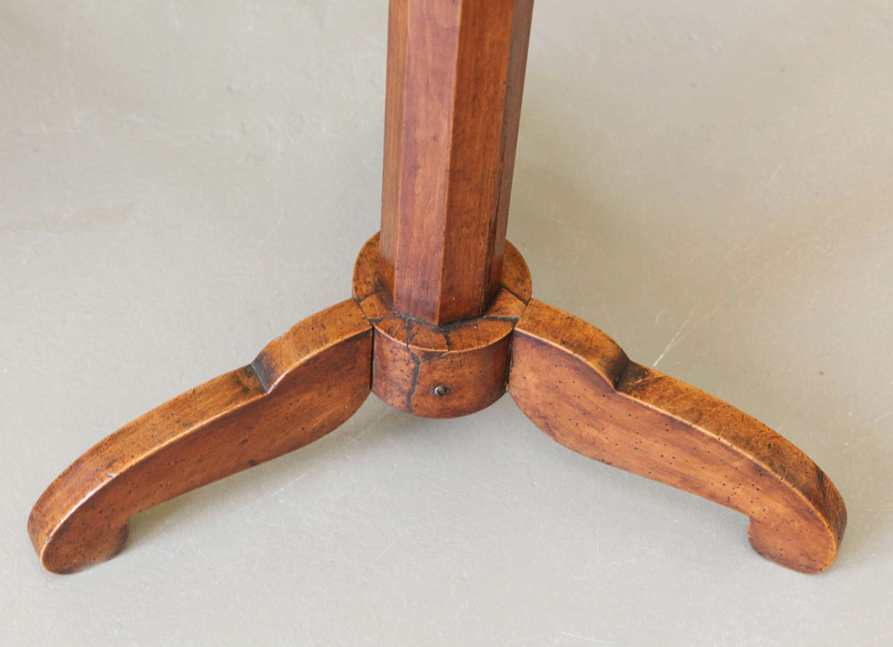 French Walnut Stand or Table, circa 1840 2