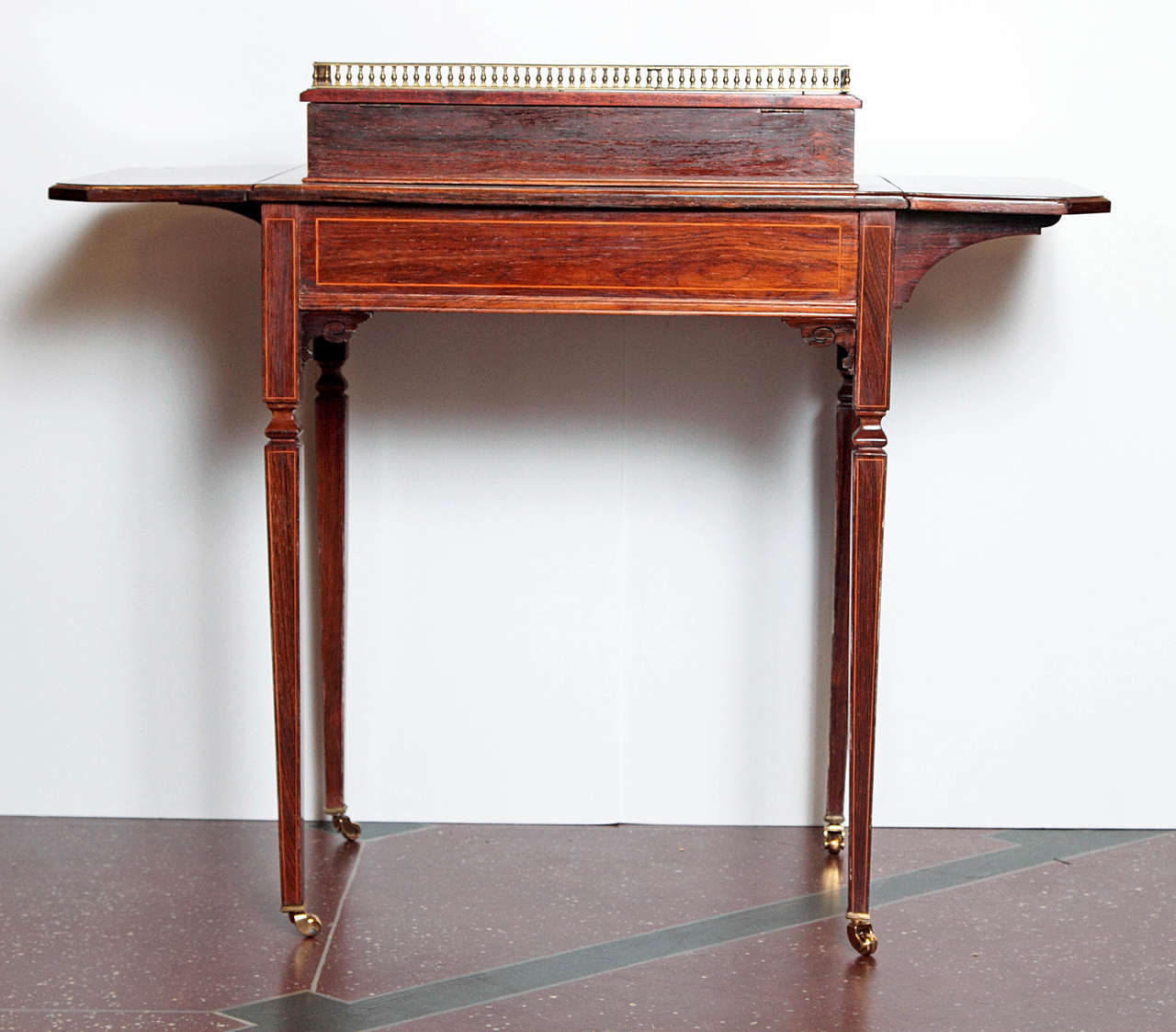 19th Century Rosewood Drop-Leaf Table 3