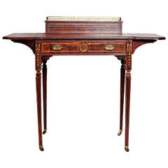 Antique 19th Century Rosewood Drop-Leaf Table