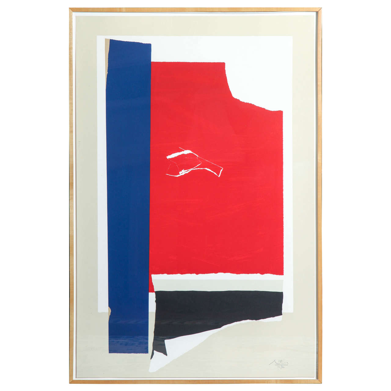 Robert Motherwell "On The Wing" Lithograph For Sale