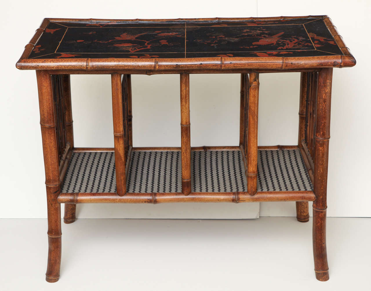 Chinoiserie Motif Bamboo Console
