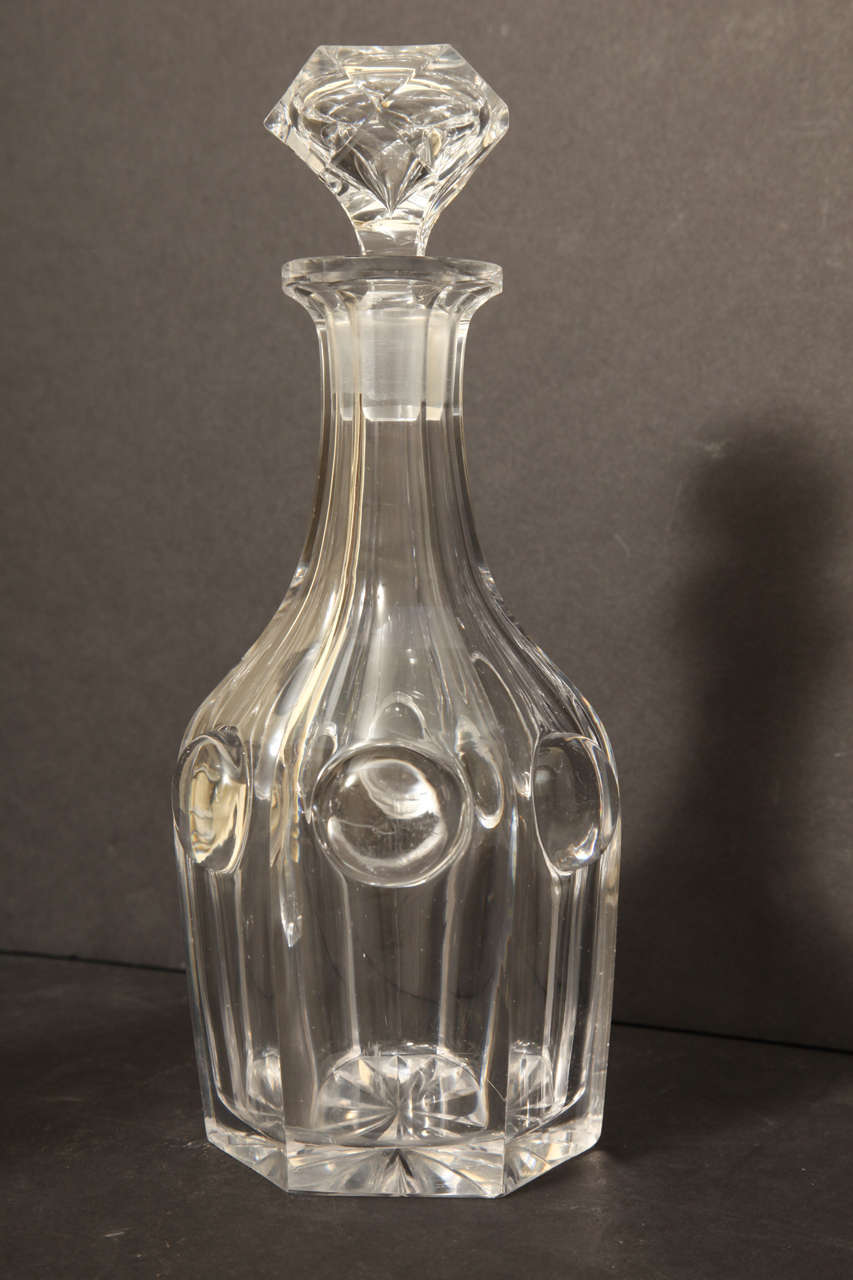 Rare Cut Crystal Victorian Decanters For Sale 1