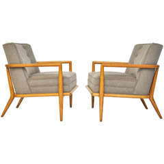 T.H. Robsjohn-Gibbings Pair of Lounge Chairs