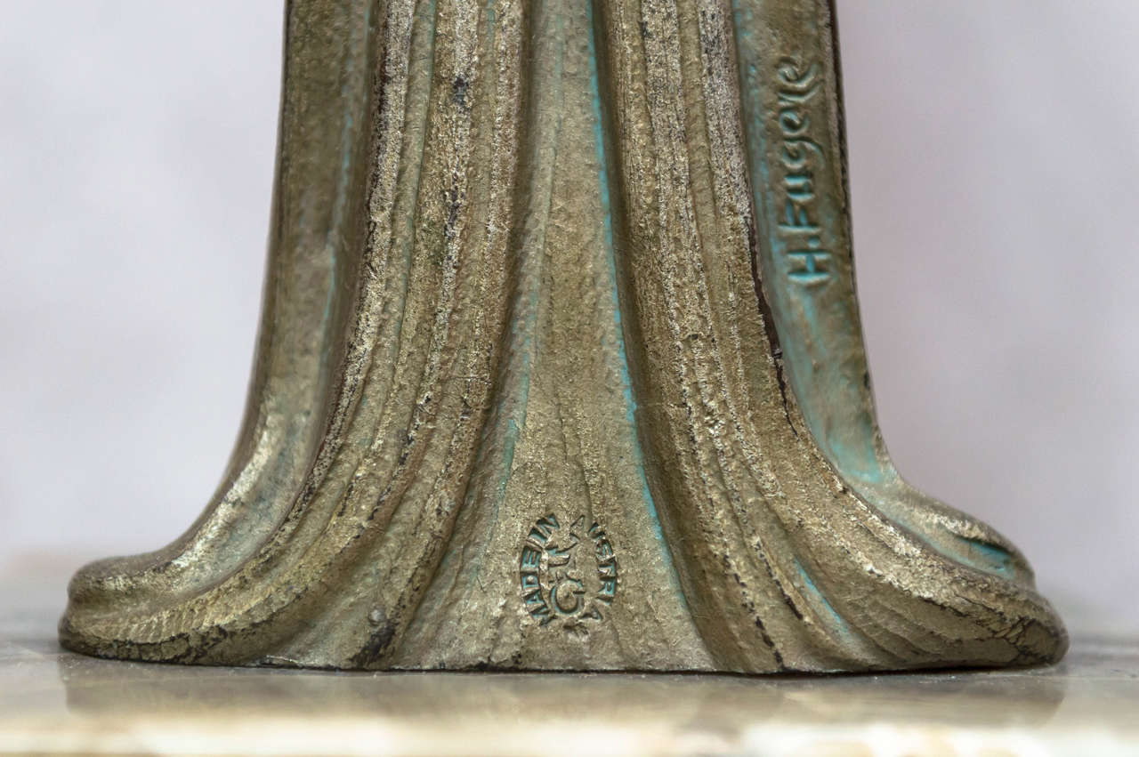 Art Deco Bronze by Henry Fugere In Excellent Condition In Petaluma, CA