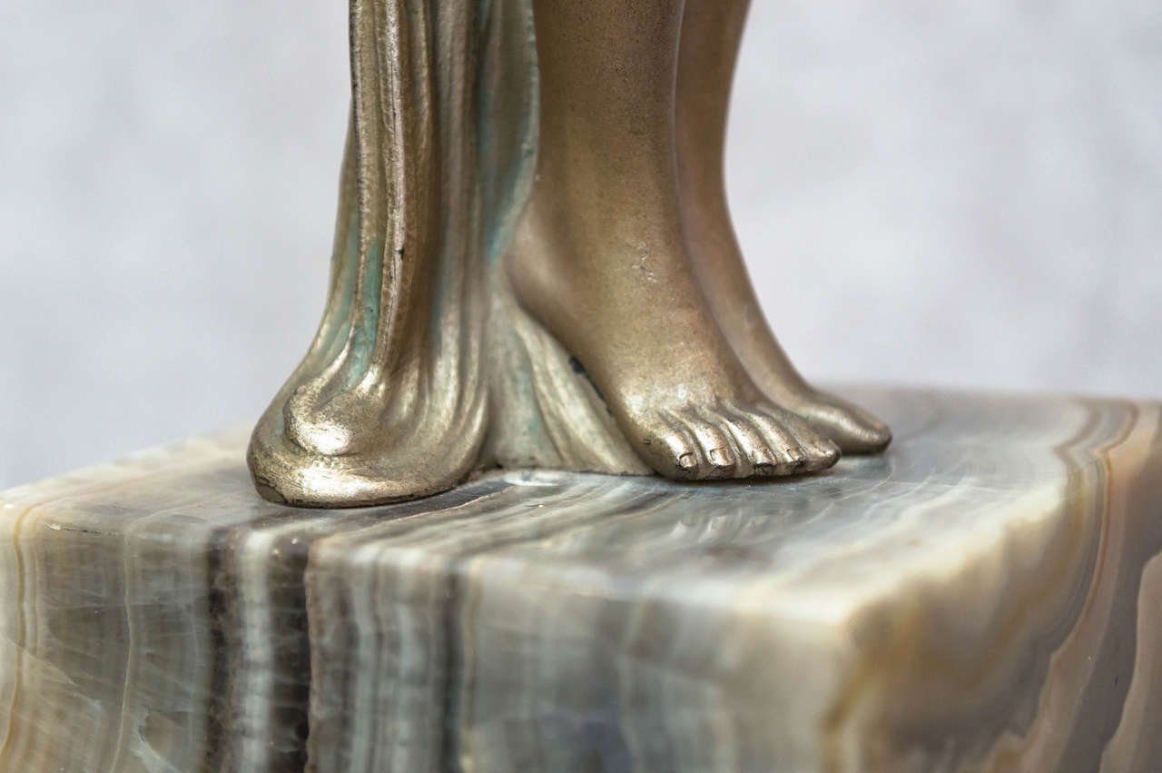Onyx Art Deco Bronze by Henry Fugere