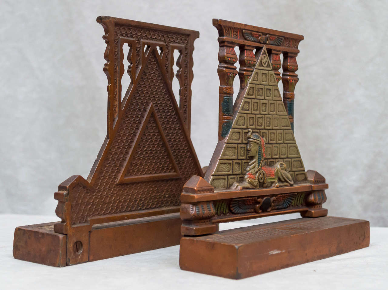 20th Century Pair of Egyptian Revival Bookends