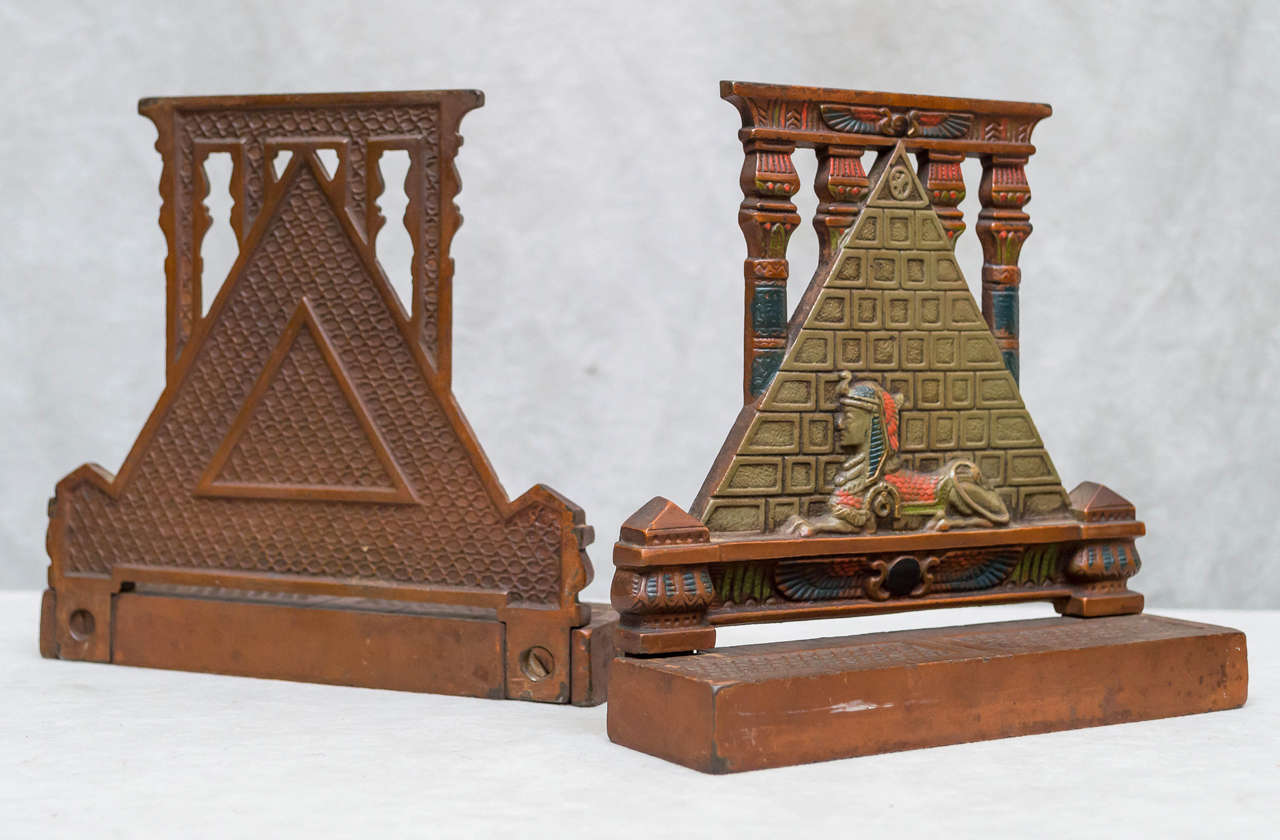 Pair of Egyptian Revival Bookends 1