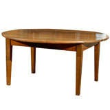 Antique 19th Century French Walnut Drop-Leaf Table