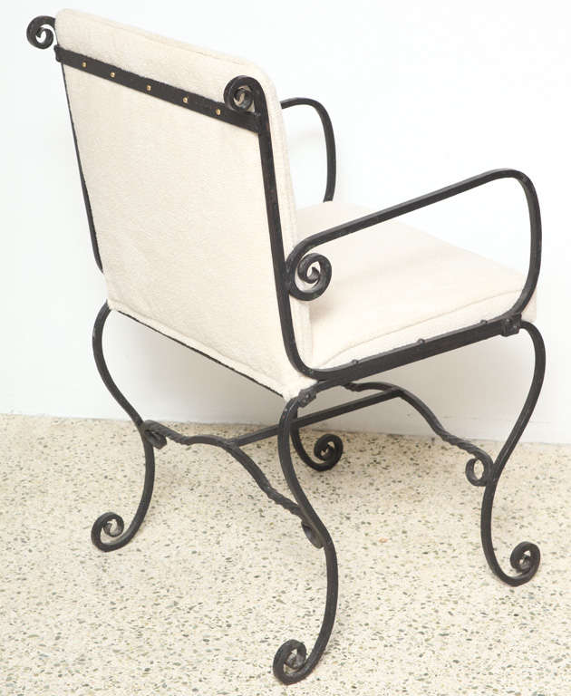 20th Century Pair of Iron Chairs