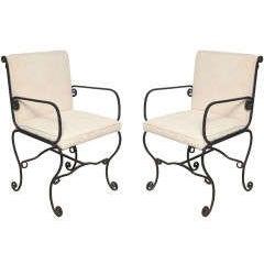 Pair of Iron Chairs 10