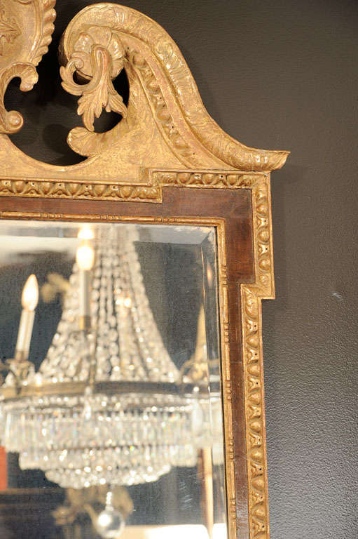 Fine George II Parcel-Gilt Mirror In Excellent Condition In Westwood, NJ
